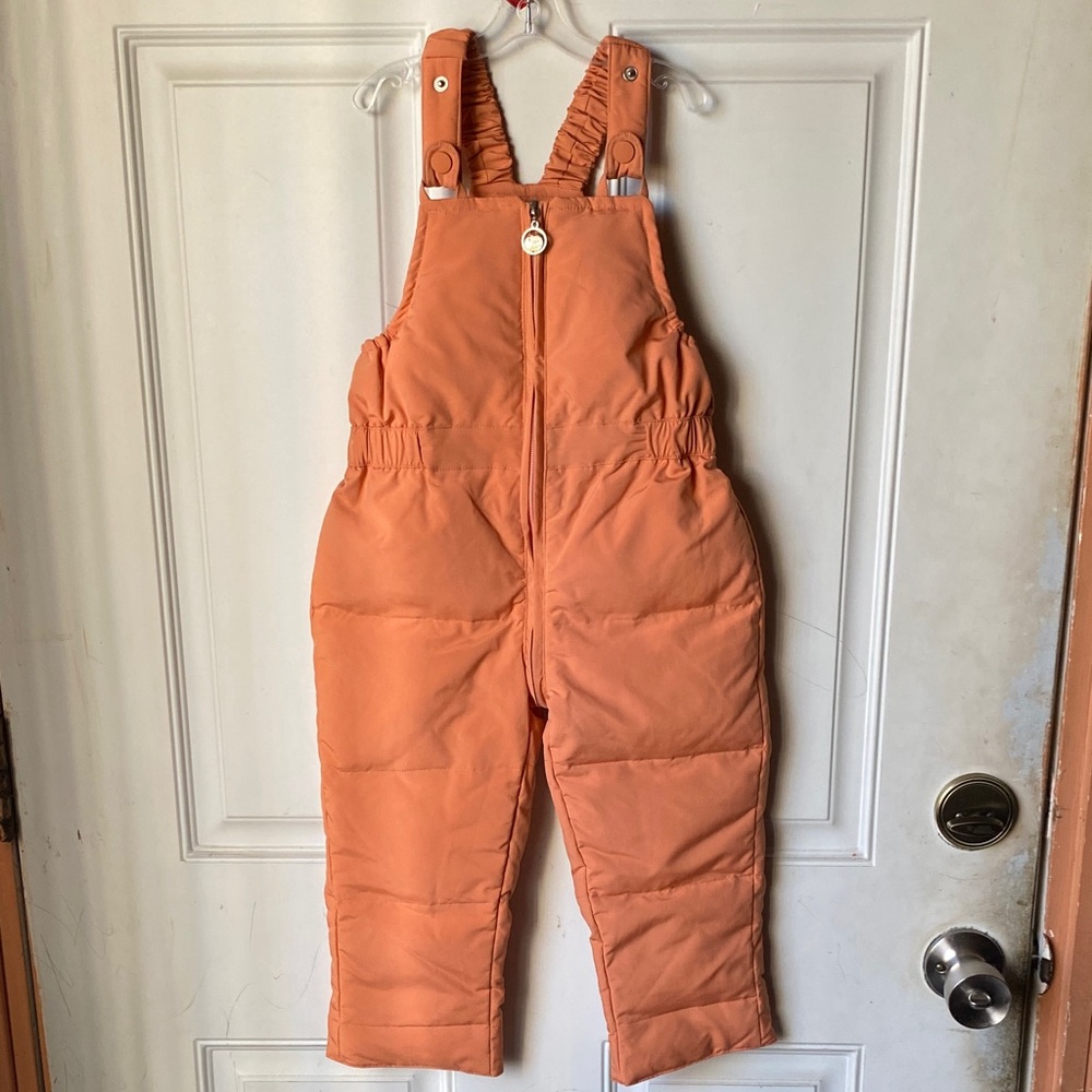SKIWEAR Orange Kids Overall for Skiing